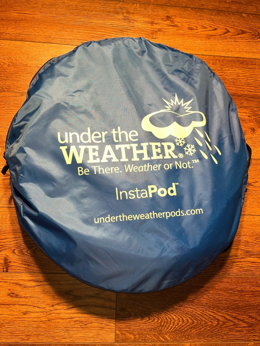 Under the Weather Blue Personal Pop Up Pod Sports Tent 35.5x35.5x58 Shelter